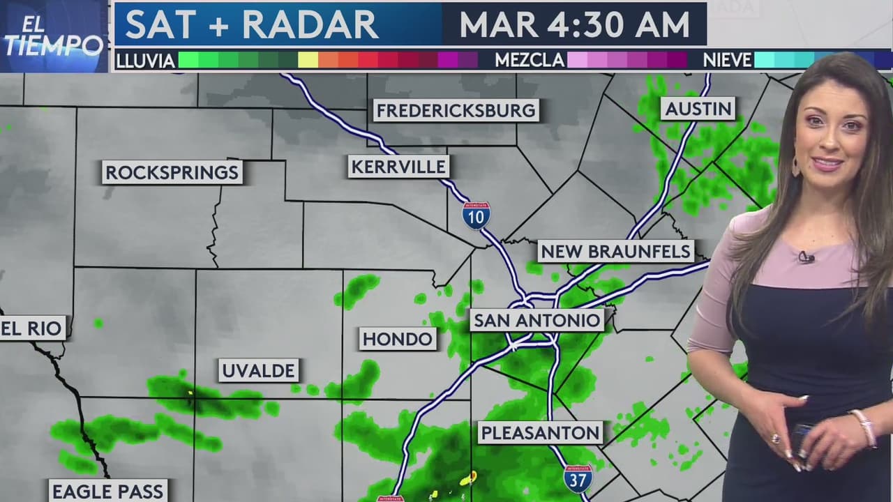 Lluvias dispersas y alta humedad registrará San Antonio este martes