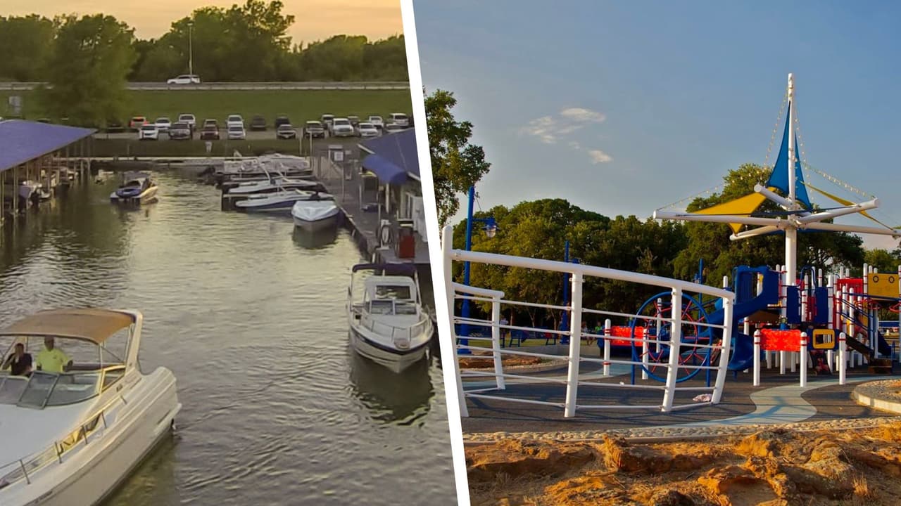 <b>Parque Lynn Creek en el lago Joe Pool</b>
<br>
<b>Unos 780 acres de naturaleza</b>, ideales para la diversión de todos. Cuenta con “una playa” de arena blanca, además de 
<b>un parque infantil, puestos de comida, zonas para pícnic, una cancha de voleibol y más</b>. Puedes llegar a través de la I-20 y la Hwy 360. 
<b>¡Hay buenas noticias para los residentes de Grand Prairie y el costo de la entrada! </b>Para más información 
<a href="https://grandfungp.com/lynn-creek-park/" target="_blank">puedes hacer clic aquí y visitar su página web</a>. 
<br>⏰ 
<b>De 6 de la mañana a 10 de la noche</b> (Abierto desde el 4 de marzo y hasta el primero de octubre). 
<br>💰 
<b>$20 por auto</b>, los días entre semana, los días feriados y fines de semana 
<b>el costo es de $40</b>. Para l
<b>os residentes de Grand Prairie la entrada es gratis</b> (debes demostrar que vives en la zona), y los días feriados solo deberán pagar $20, todo por auto.
<br>📍 5610 Lake Ridge Pkwy, Grand Prairie.