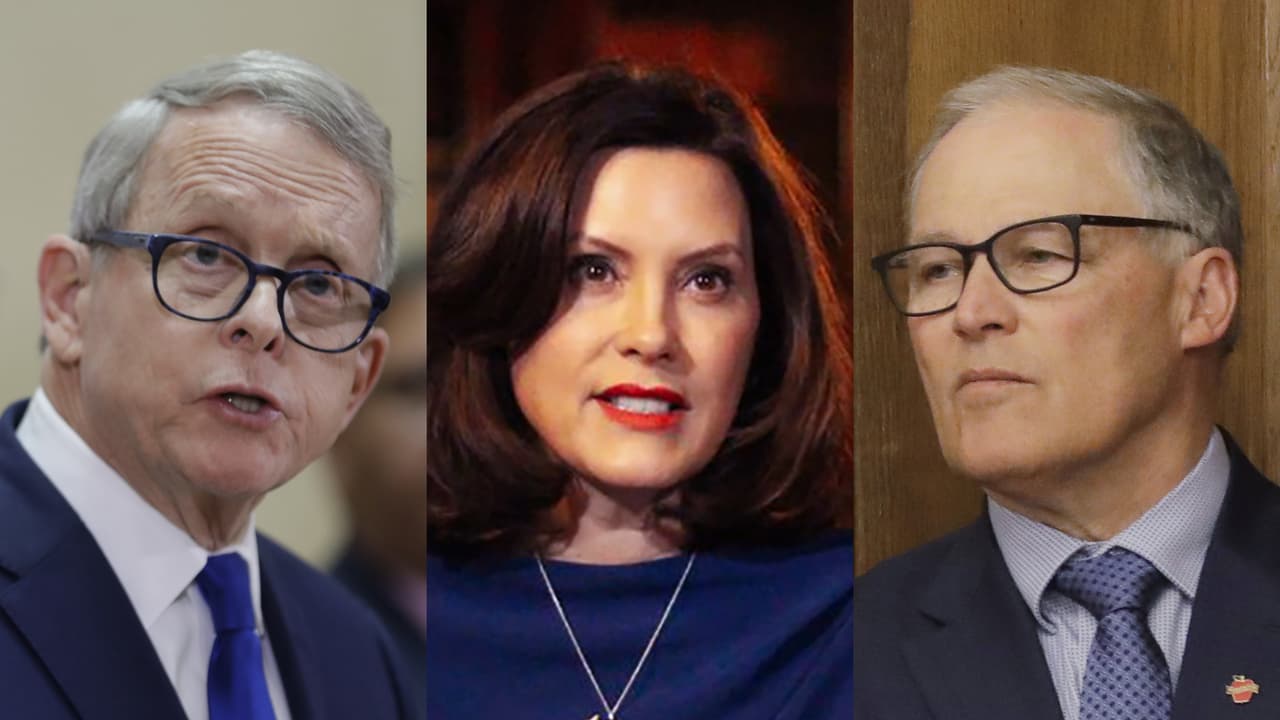<b>Puesto 4: Los gobernadores. Mike DeWine (Ohio), Gretchen Whitmer (Michigan) y Jay Inslee (Washington). </b>DeWine mantuvo la orden de confinamiento en su estado, a pesar de la presión de manifestantes y su propio partido. Whitmer se negó a dar marcha atrás cuando fue atacada por el presidente Trump después que le solicitó ayuda federal para atender la crisis. Inslee fue el primero en lidiar con el coronavirus y su estado fue el primero en enfrentarse con la enfermedad.