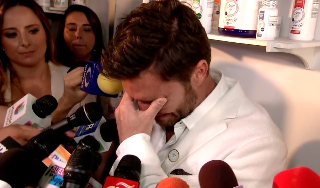 Lo que no viste cuando Julián Gil rompió en llanto