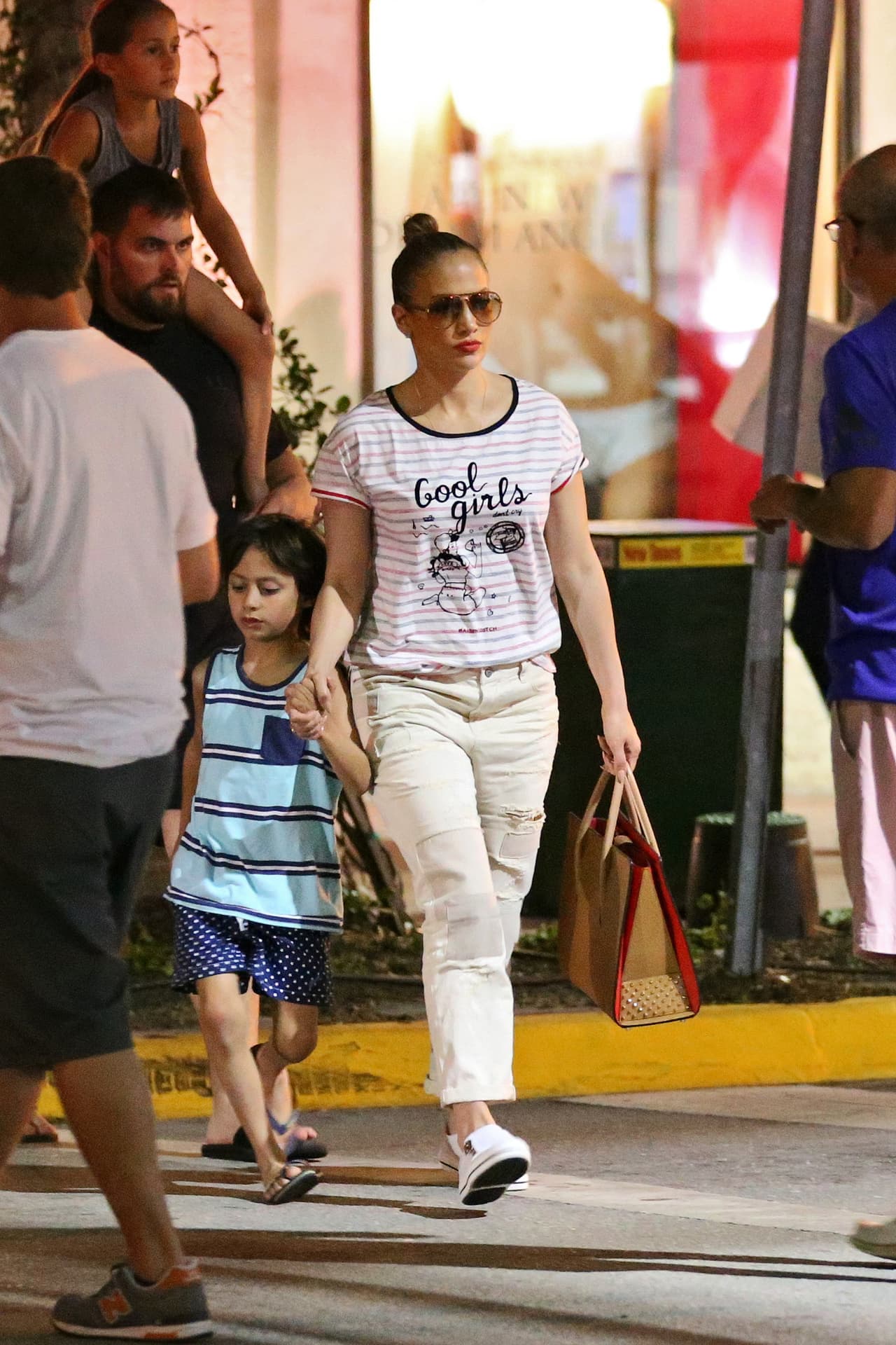 Pero JLo mantuvo la calma.