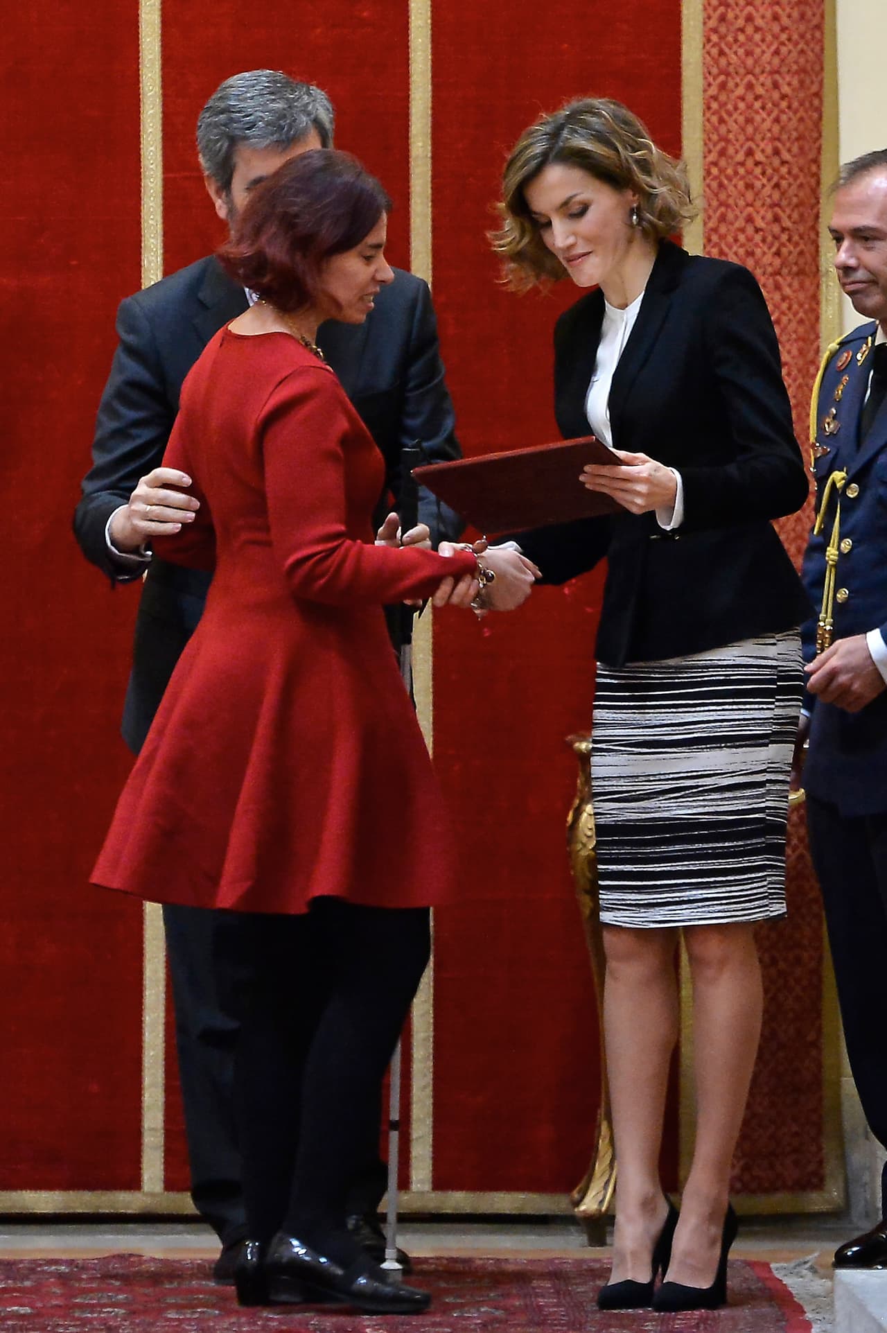 Doña Letizia brilló en Madrid durante la entrega de los premios Foro Justicia y Discapacidad.