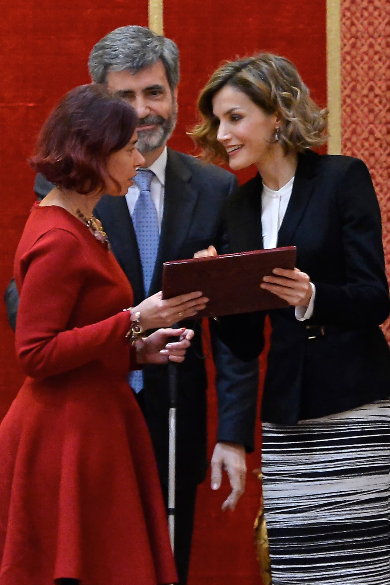 Doña Letizia brilló en Madrid durante la entrega de los premios Foro Justicia y Discapacidad.