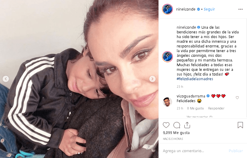 Ninel Conde reiteró que desde hace dos semanas no ve a su hijo: "Me dejó verlo tres días durante 40 días en su casa, me dijo que 
<b>no podía entrar con celulares </b>que porque yo podría grabarlo (a él)".
<br>