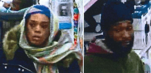 Infante en asiento protector arrojado como distracción mientras dos adultos intentan robar fórmula para bebés 