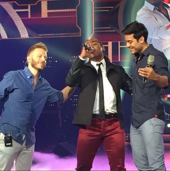 Apoyó a Noel Schajris como su asesor musical en el reality show "Me pongo de pie".