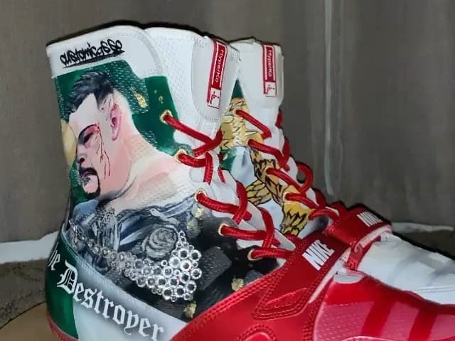 Así son los zapatos de Andy Ruiz Jr que valen 15 mil dólares