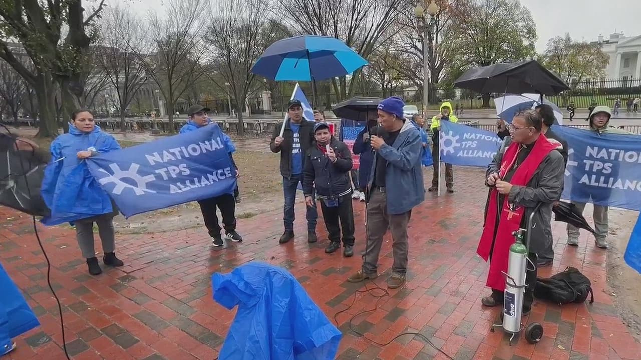 Celebran frente a la Casa Blanca extensión del TPS para países centroamericanos