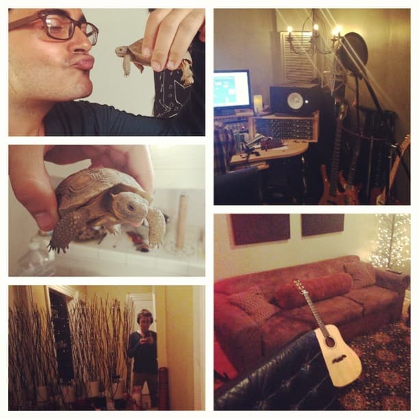 Jorge ama tanto la música que hasta canta mientras duerme. What a cutie!