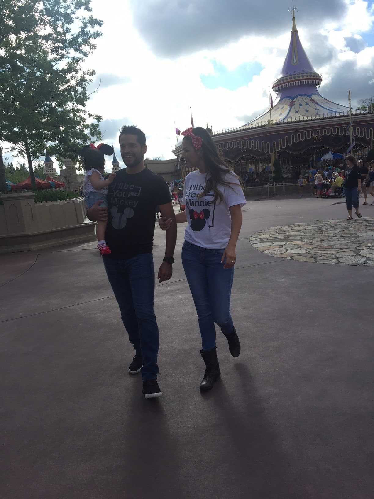 ¡Que ternura! Sin duda esta pareja de enamorados tiene una vida de cuento de hadas.