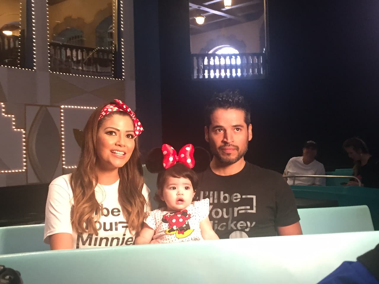 Mira nada más que linda carita de asombro y emoción.