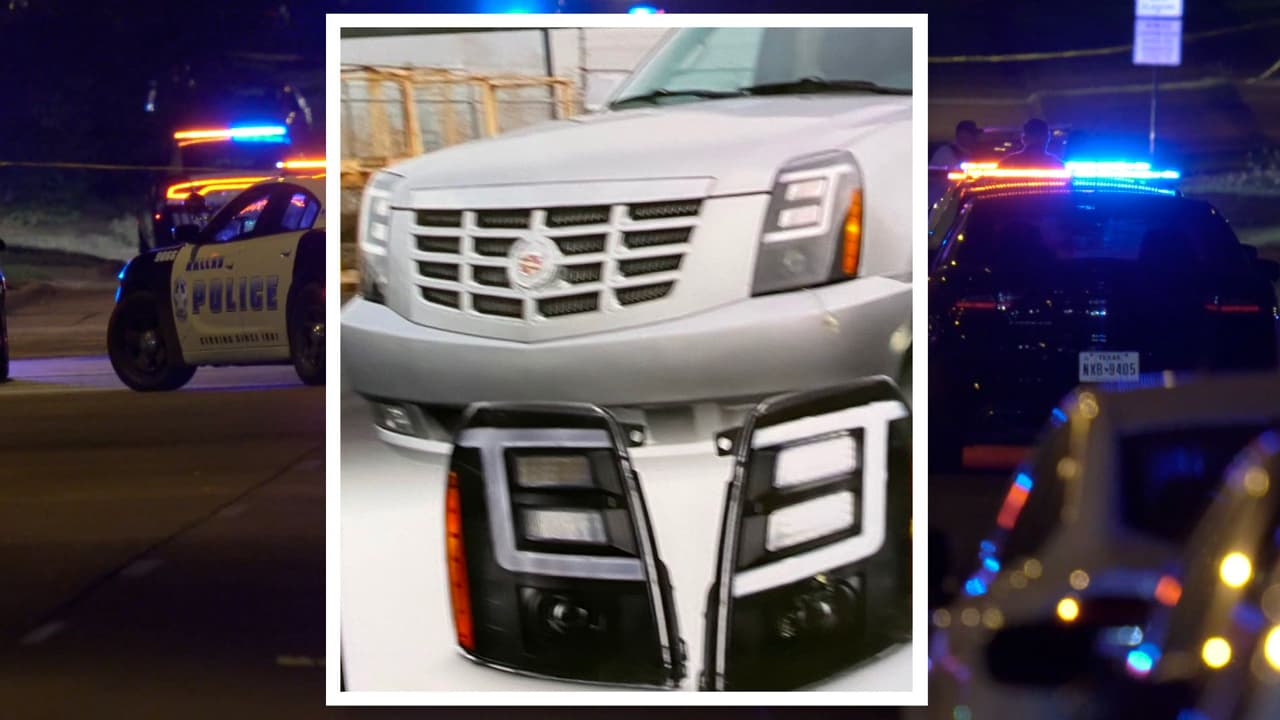 El Departamento de Policía de Dallas compartió una imagen de archivo de un automóvil que podría ser similar al vehículo involucrado en el atropello de una niña de 7 años.