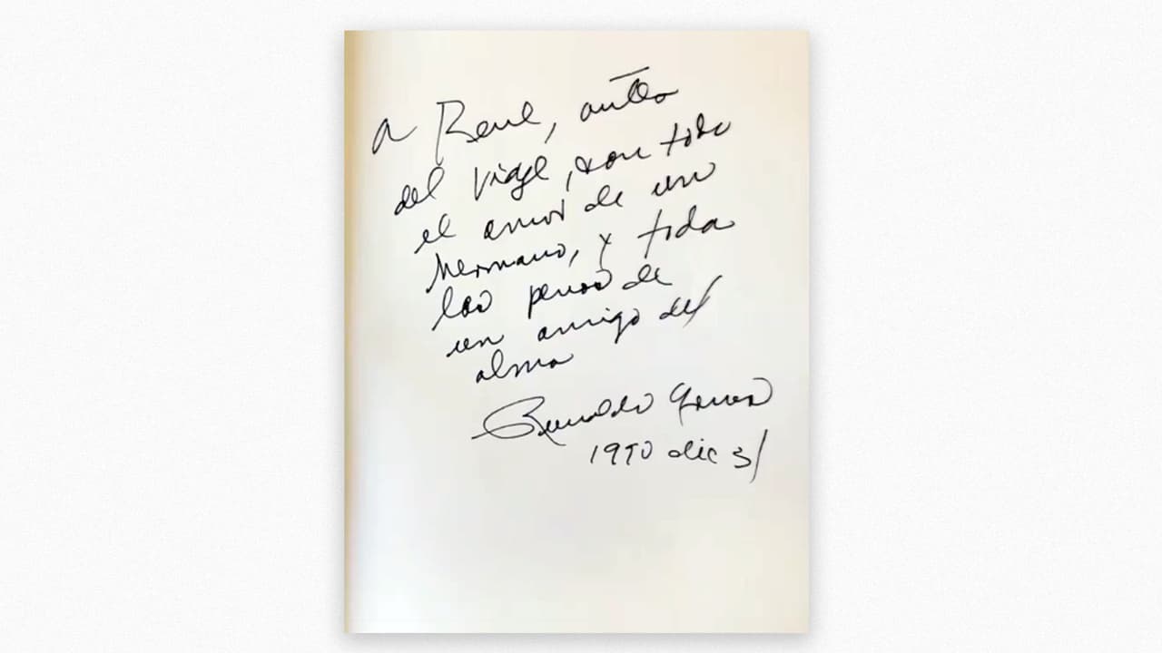 Esta fue la última dedicatoria que le hizo el escritor cubano Reinaldo Arenas a su amigo René Cifuentes, 4 días antes de morir.