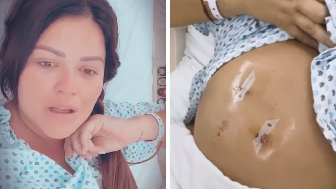 "Temía por el bebé": Mariana Echeverría reacciona tras su cirugía de emergencia a los 7 meses de embarazo