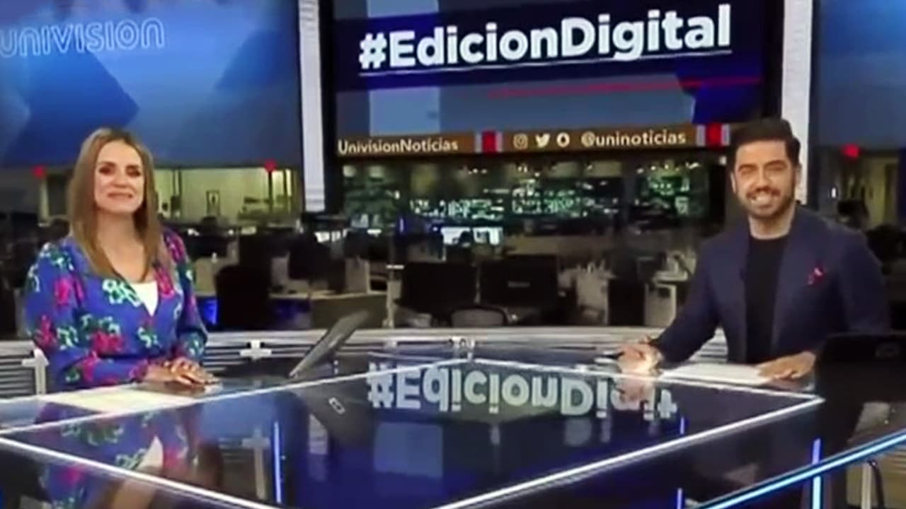 "Locura desenfrenada": Carolina Sarassa y Borja Voces muestran el detrás de cámaras del Noticiero Edición Digital