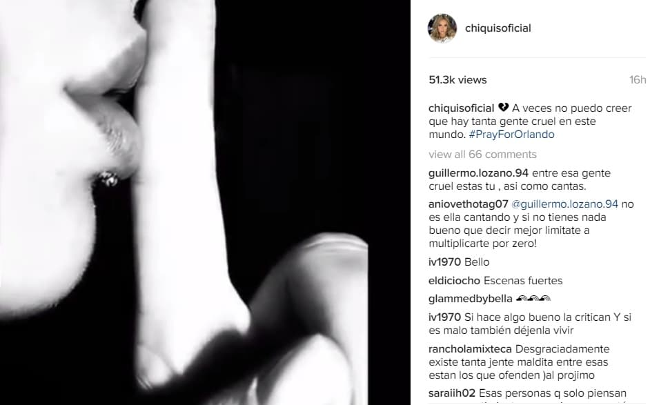 Pero como para Chiquis no fue suficiente, hizo un breve video y no dejó de pedir a todos oraciones.