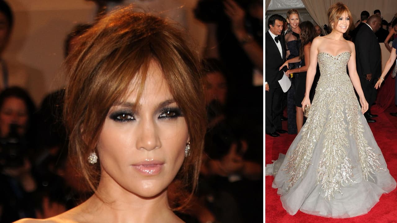 JLo en la Met Gala 2010.