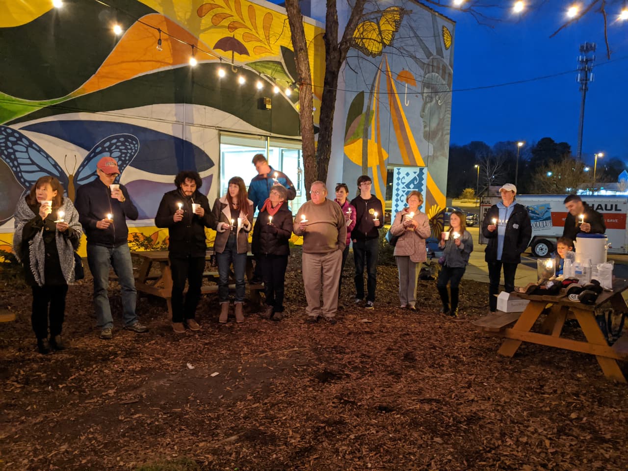 Voluntarios realizaron una vigilia el pasado 25 de diciembre