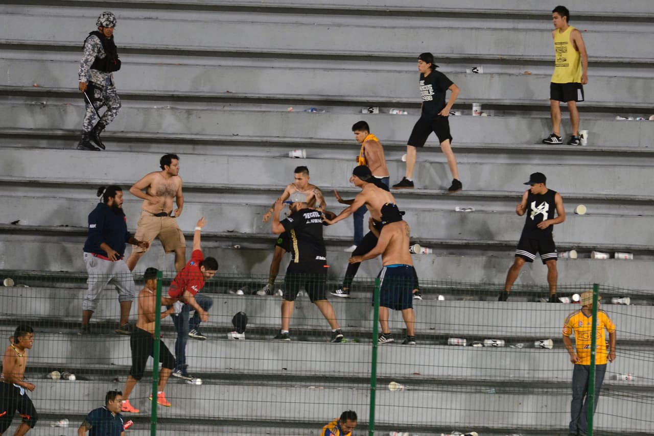 La violencia se desató en la tribuna tras el Veracruz vs. Tigres