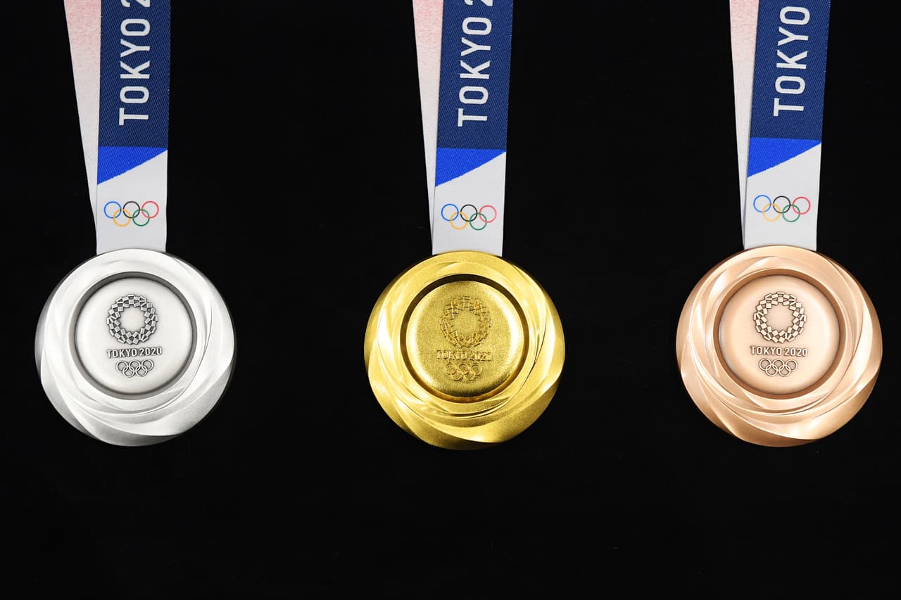Las medallas estarán fabricadas a partir de desechos electrónicos y móviles reciclados