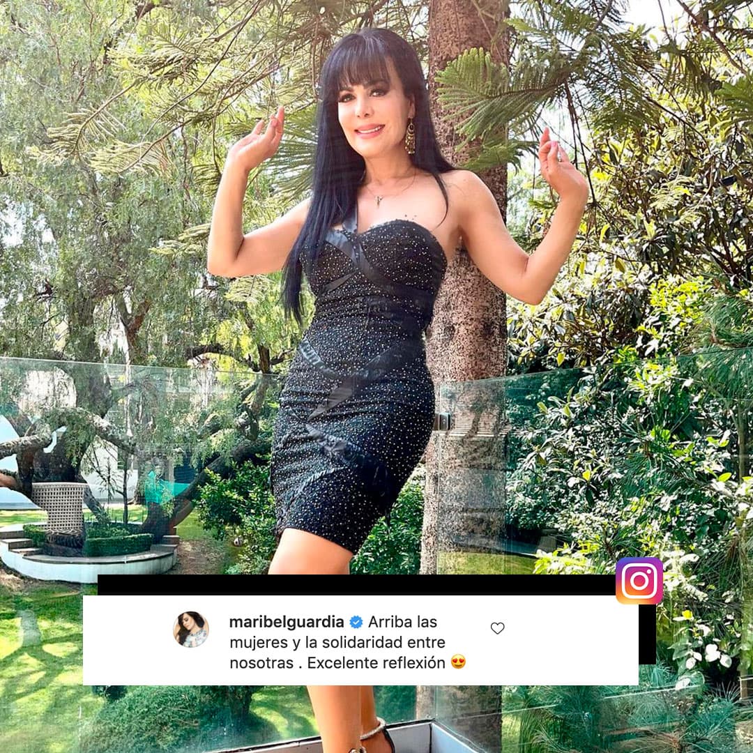 Maribel Guardia le anotó: “arriba las mujeres y la solidaridad entre nosotras. Excelente reflexión”.