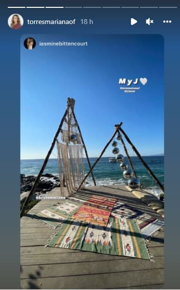 Tras haber dado el "sí, aceptó", Mariana Torres y su ahora esposo tenían preparada otra celebración frente a la playa.