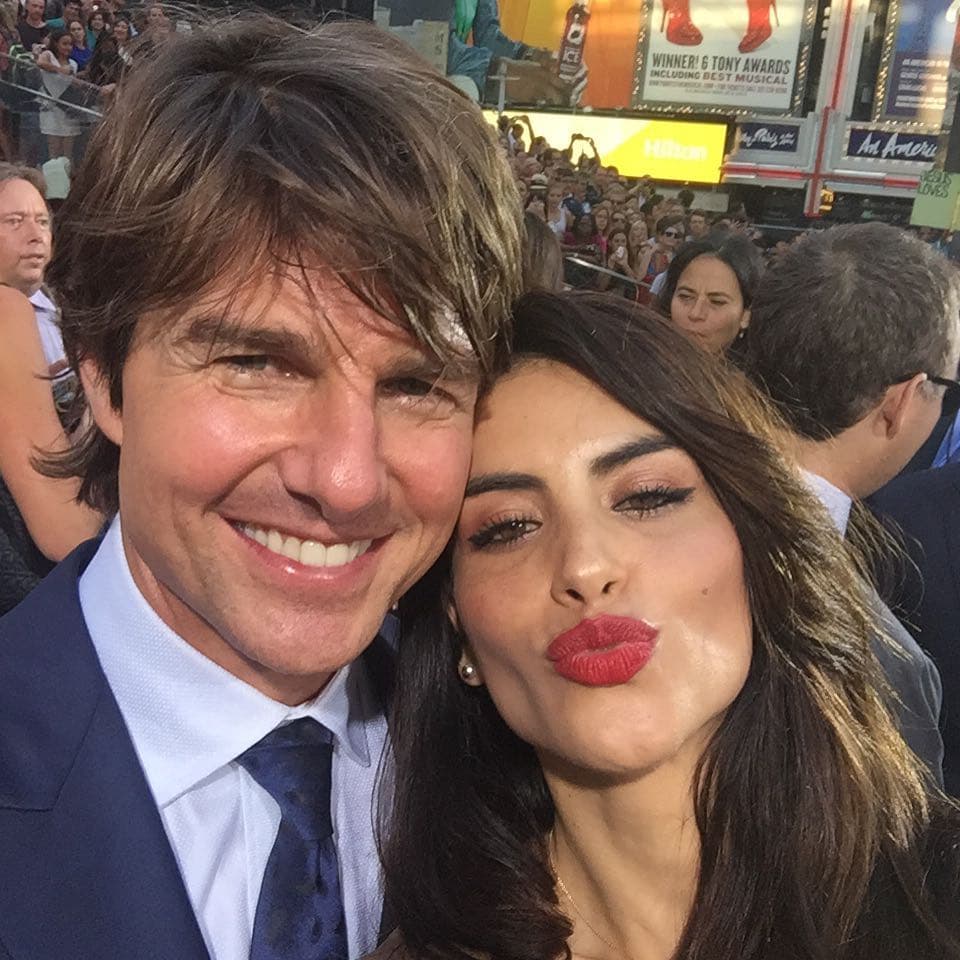 'Bueno, aquí está la foto que estaban esperando con Tom Cruise'.