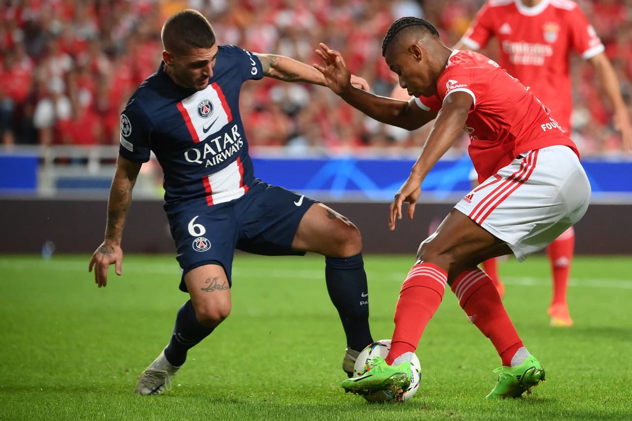 Benfica plantó cara al PSG y rescató un empate en el duelo de la Jornada 3 en la Champions League.