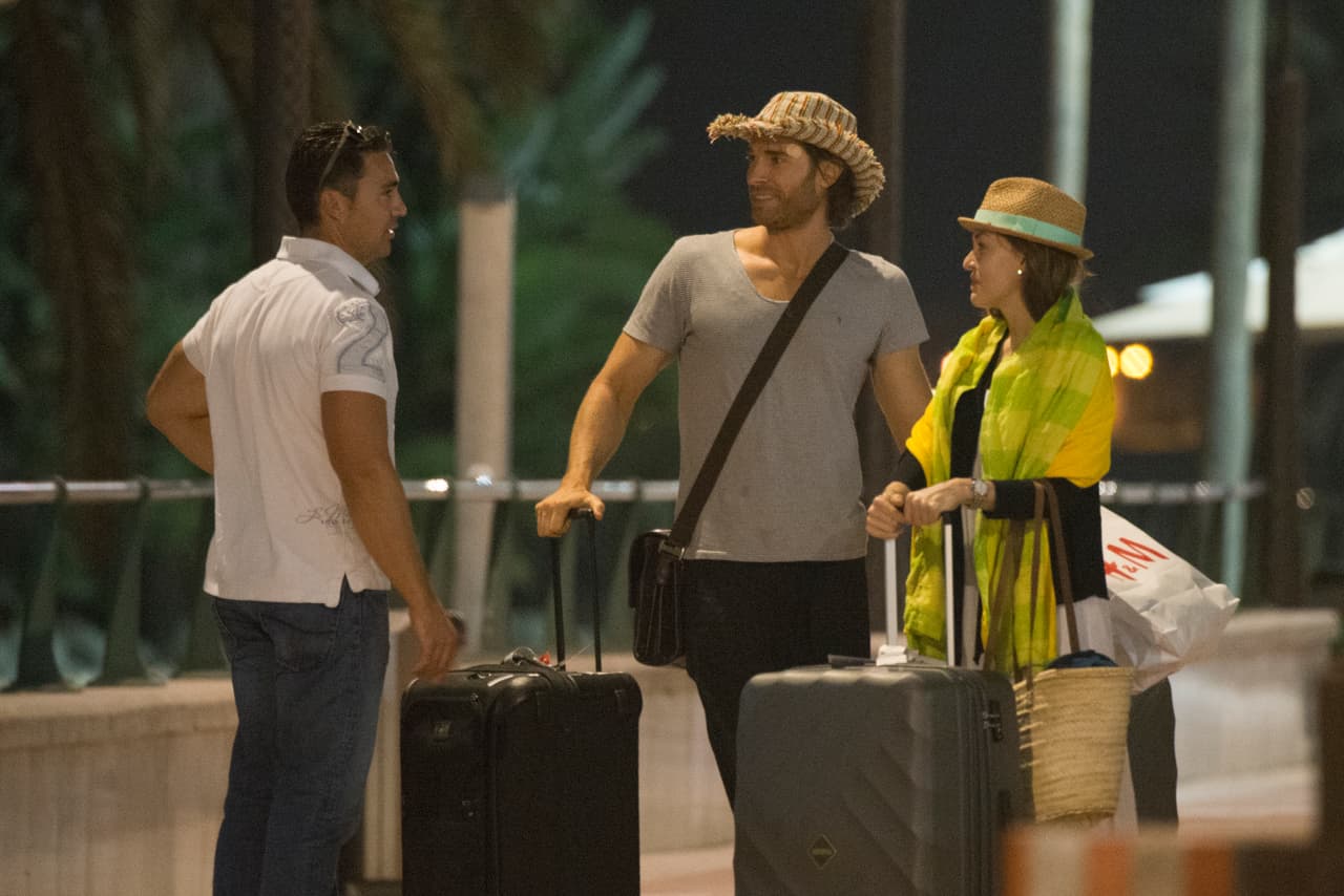 Rulli y Angelique aprovecharon su estancia en España para visitar Costa del Sol.