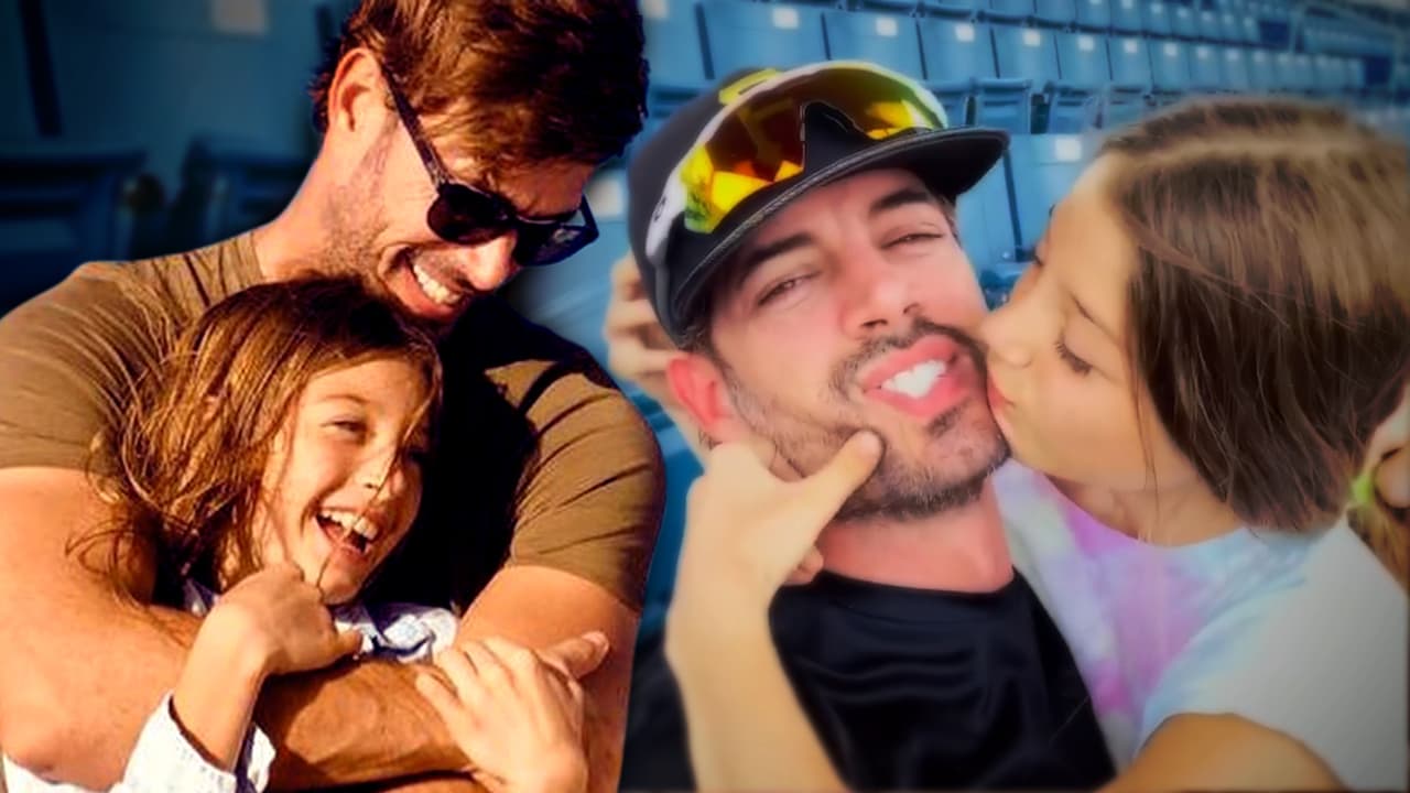 Con tierno video William Levy se pone nostálgico porque un día los besos que le da su hija serán de "alguien más"