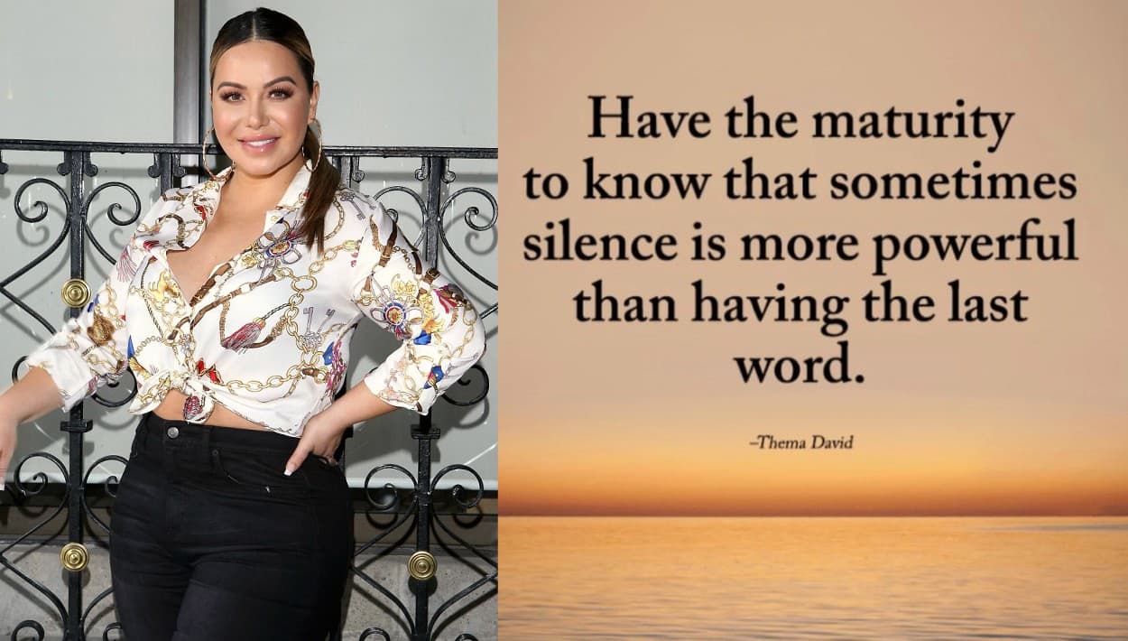 Al parecer, aprendió de los escándalos que vivió el año pasado 
<b><a href="https://www.univision.com/entretenimiento/en-guerra-los-rivera-los-detalles-de-la-pelea-a-gritos-entre-chiquis-jenicka-y-su-prima-abigail">con sus primas Ayana y Abigail</a></b> y los que enfrentó hasta este año con 
<b>Claudia Galván</b>, exesposa de Lorenzo Méndez, pues se ha negado a emitir comentarios sobre lo ocurrido con Frida Sofía. En sus historias de Instagram, la intérprete de 'Entre botellas' colgó este mensaje que se traduce así: "Ten la madurez de saber que 
<b>en ocasiones el silencio es más poderoso </b>que tener la última palabra".