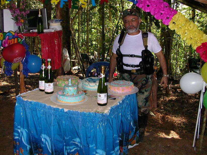 Olga Cecilia Vega presenció la celebración de un cumpleaños del fallecido comandante de las FARC Raúl Reyes.