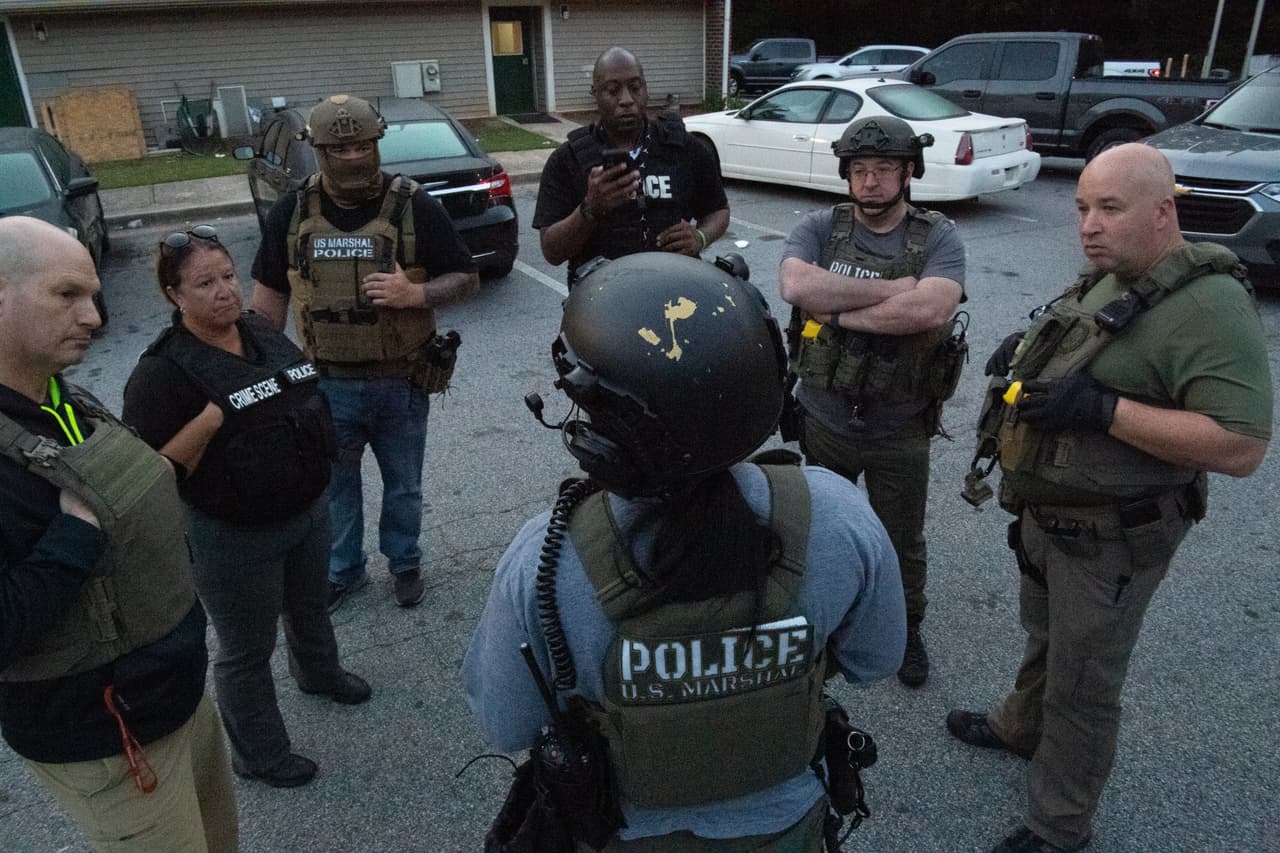 ATLANTA -- The U.S. Marshals Service Missing Child Unit, in conjunction with the agency’s Southeast Regional Fugitive Task Force, the National Center for Missing and Exploited Children (NCMEC) and Georgia state and local agencies, led a two-week operation in May in the metro Atlanta area to recover 24 endangered missing children. Operation Not Forgotten 2021 was the third of its kind in as many years led by the SERFTF. Similar to the August 2020 operation, the SERFTF worked in conjunction with the Georgia Attorney General’s office, with its staff embedding with the USMS teams as they recovered children who were known or suspected victims of child sexual exploitation and child sex trafficking. Of the 24 recovered, 16 of the children were suspected victims of sex trafficking. Photo by: Shane T. McCoy / US Marshals