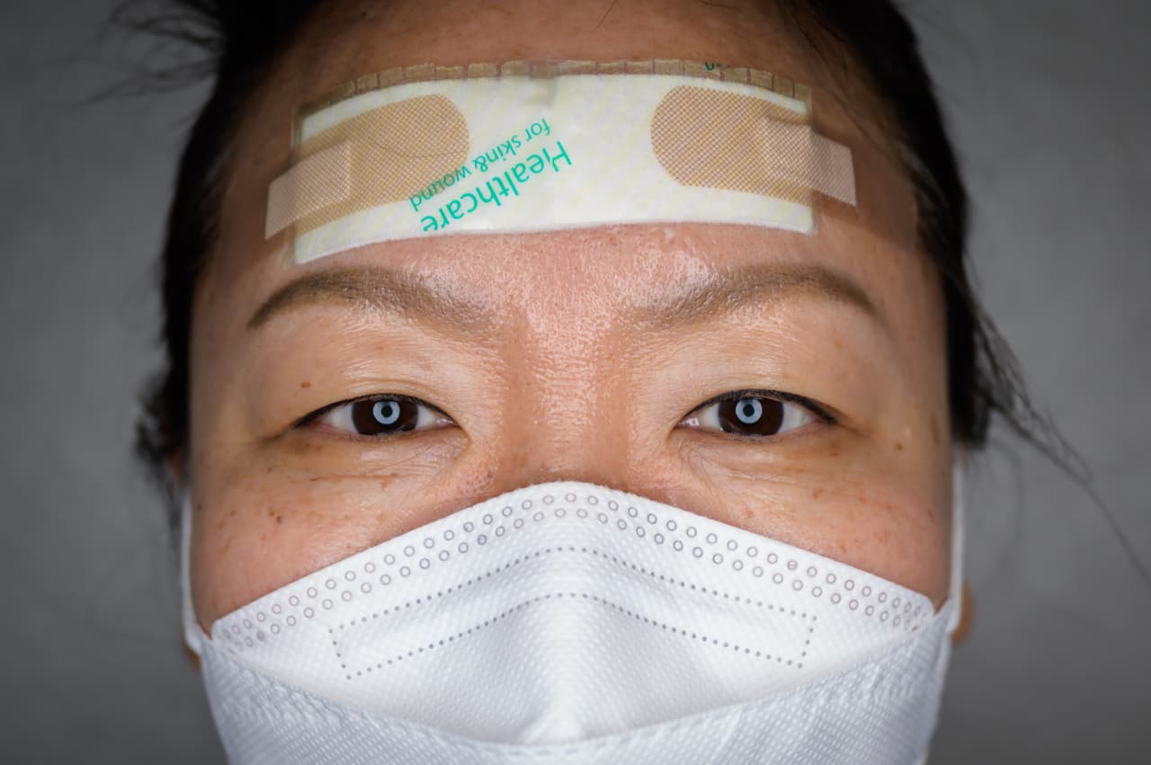 Gracias a la aplicación masiva de exámenes las autoridades determinaron que el brote en Corea del Sur se originó en Daegu, donde trabajan estas enfermeras.