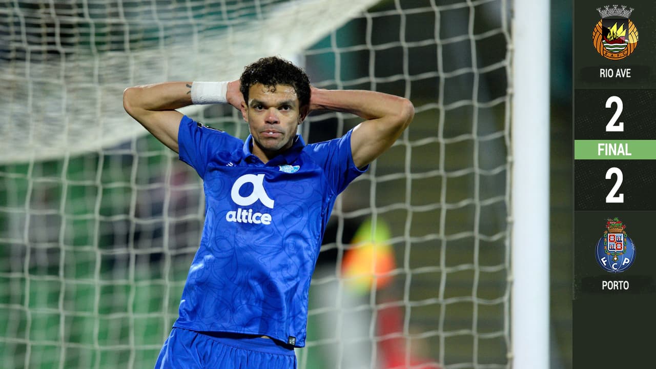 ¡Duro golpe! Río Ave 'robó' triunfo al Porto y prácticamente el título