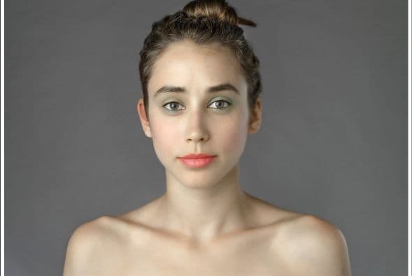 Esther Honig hizo modificar su rostro según la belleza de diferentes países. Aquí, Sri Lanka. Foto: Gentileza.