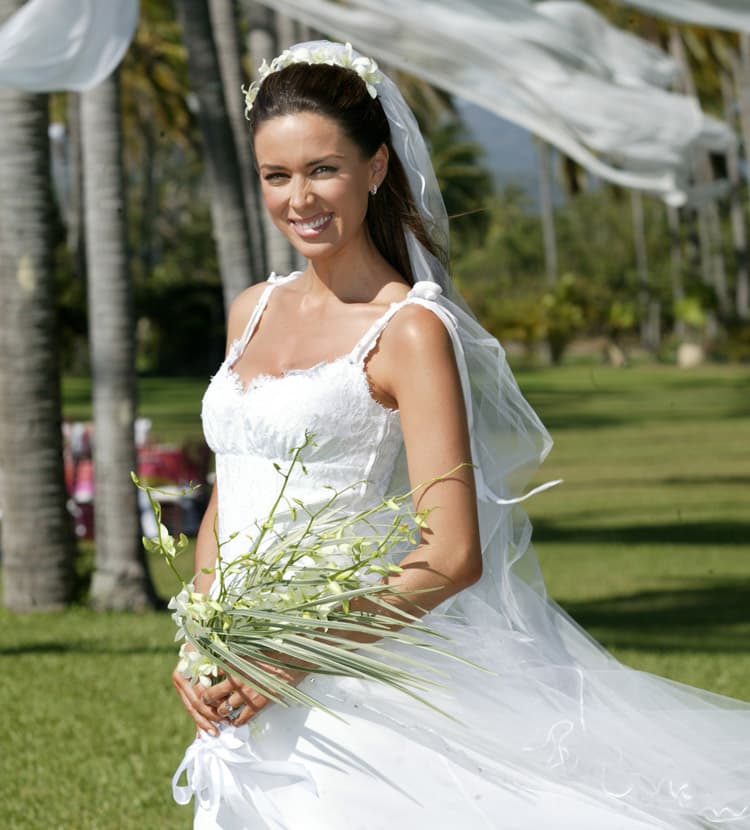 Pero no sería la última vez que su boda se arruinaría en una telenovela.