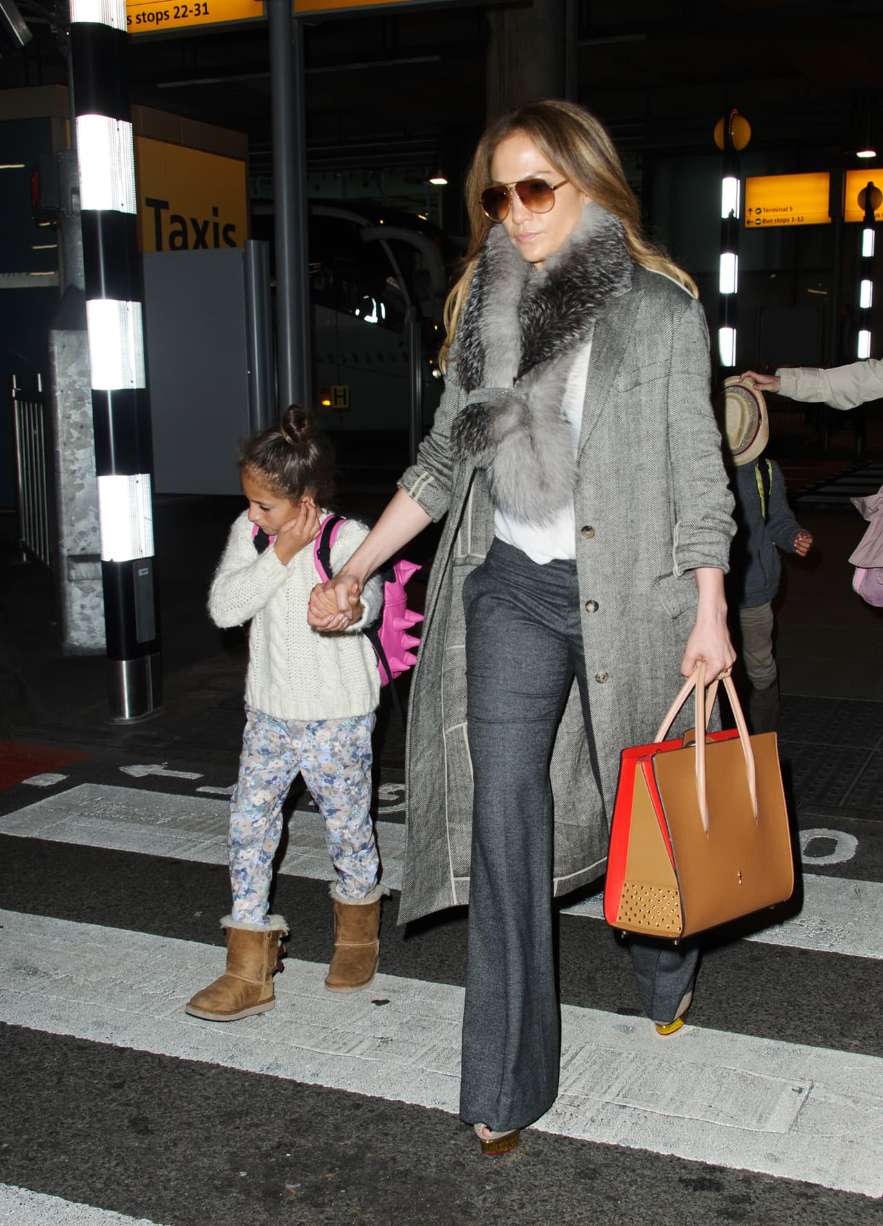 La cantante viaja con sus peques cada vez que puede y así fue como llegaron a Inglaterra.