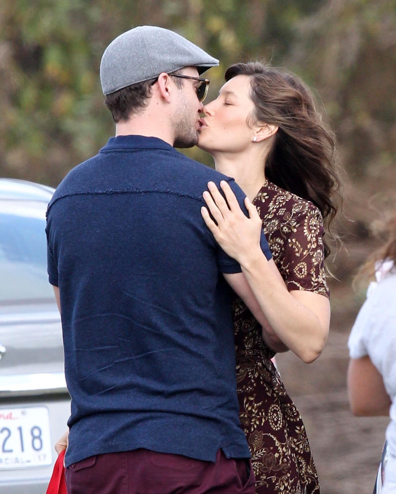 Jessica Biel y Justin Timberlake se pusieron amorosos.