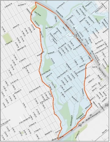 Nueva área de evacuación obligatoria publicada por las autoridades de San José.