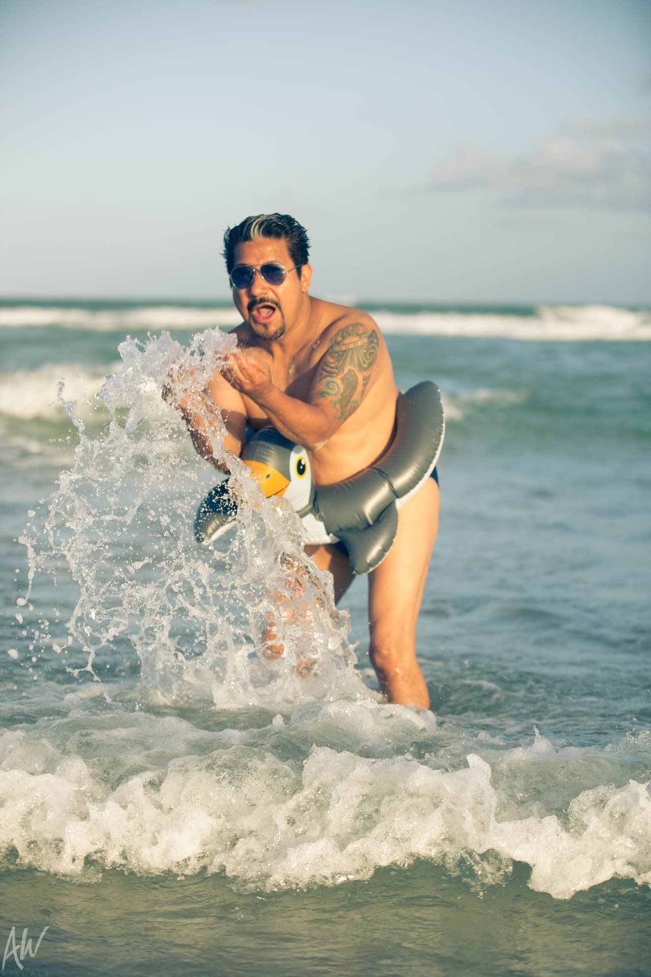 Sin duda, nuestro 
<b>'Feito'</b> fue el que disfrutó más del mar.