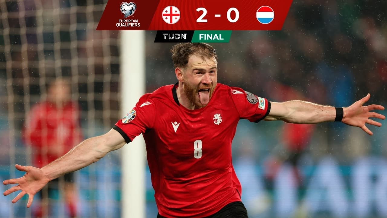 Resumen | Con doblete de Zivzivadze, Georgia está a un paso de la Euro 2024