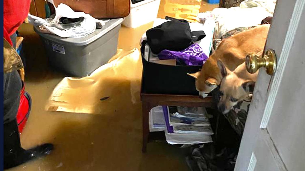 Ropa y artículos personales fueron dañados con el agua estancada.