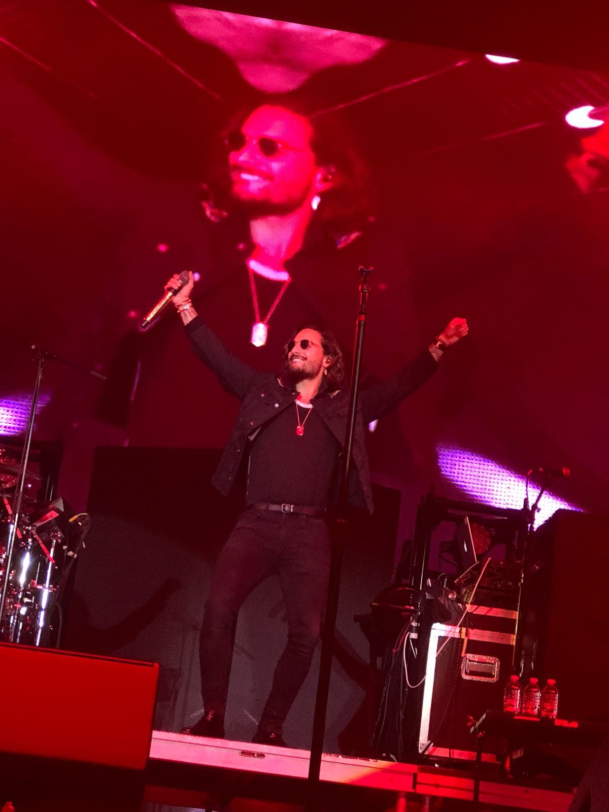 El 'pretty boy' Maluma fue una de las estrellas más grandes de la noche que, el público llegó a disfrutar.