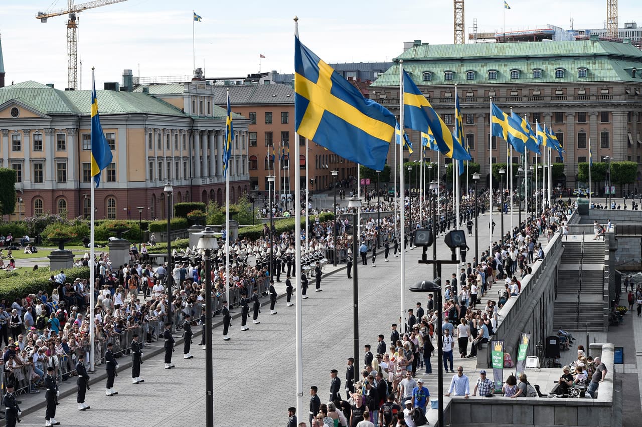 Fotos de ls boda del príncipe Carlos y Sofía Hellqvist.