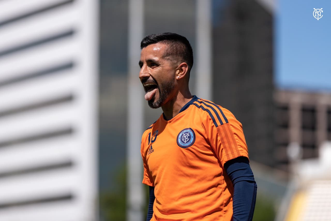 Moralez es el creativo del conjunto celeste, que quiere volver a hacer una buena temporada con NYCFC.