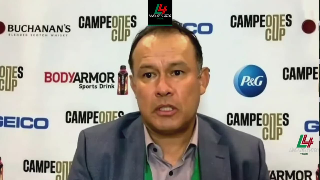 Reynoso tras perder el Campeones Cup: “Hay que tragar saliva; va a ser una noche difícil”