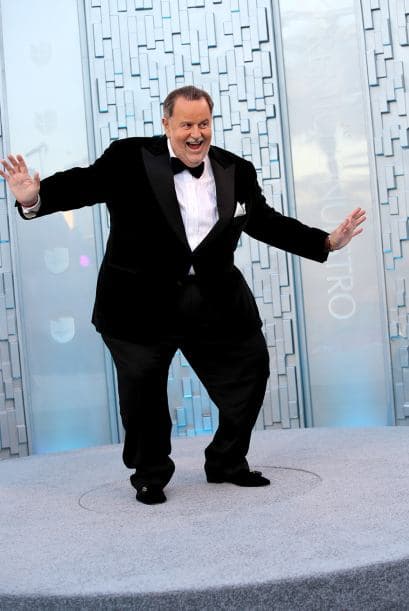 WOW! Qué energía, él fue uno de los más felices de esta entrega.