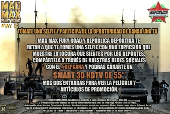 El Concurso empieza el 26 de abril a las 11 AM EST y finaliza el 10 de mayo a las 3 pm EST. 