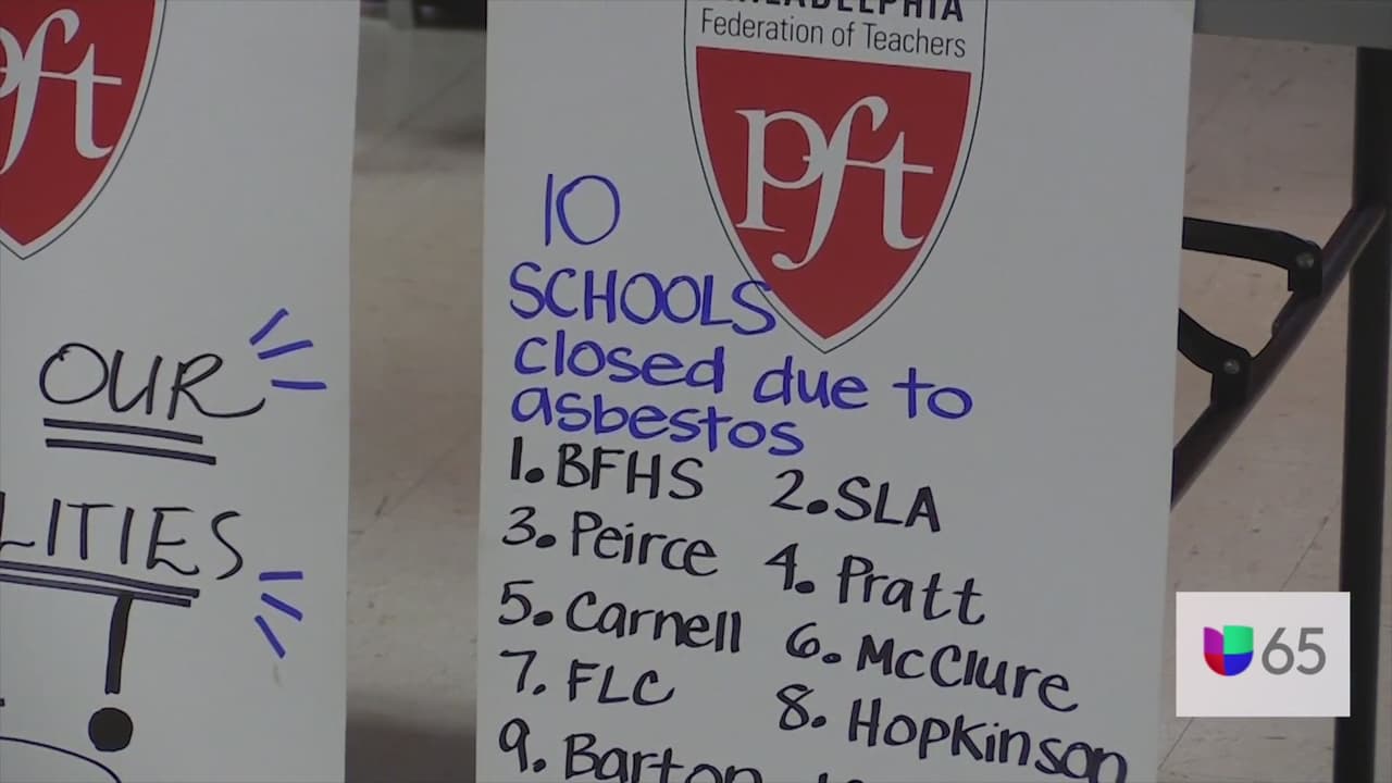 De vuelta a clases estudiantes desplazados por asbesto en Filadelfia 
